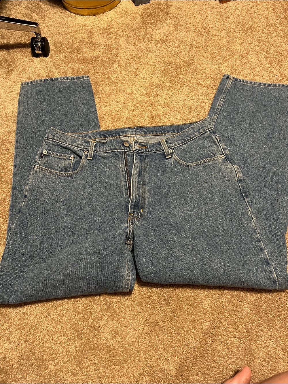 Ralph Lauren Men's Light Blue Straight-Leg Jeans 36x32